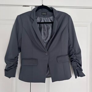 Elegant Gray Women's Blazer